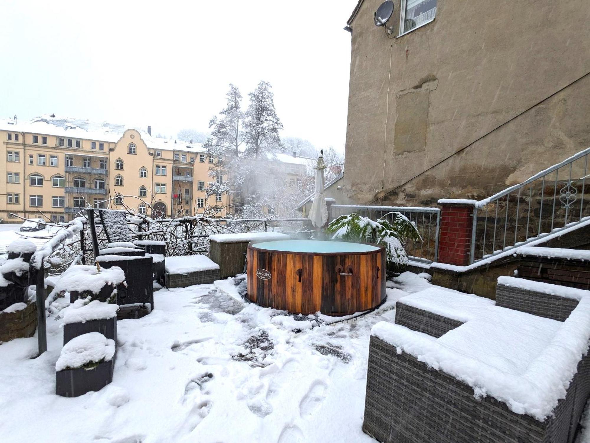 Ut - Urlaubsmagie - Urlaubstraum Mit Whirlpool, Pool & Sauna Sebnitz Dış mekan fotoğraf