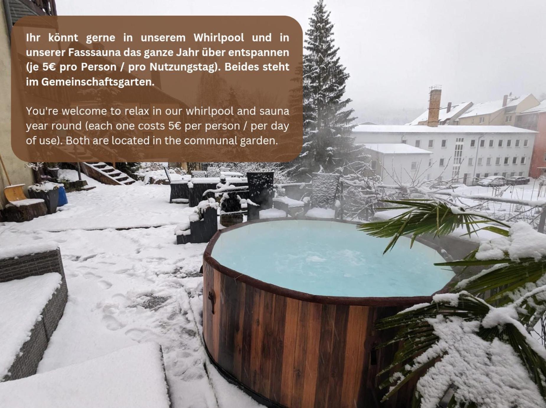 Ut - Urlaubsmagie - Urlaubstraum Mit Whirlpool, Pool & Sauna Sebnitz Dış mekan fotoğraf